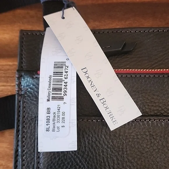 Dooney & Bourke Mallory Crossbody Black NWT HOST PICK - Picture 2 of 10